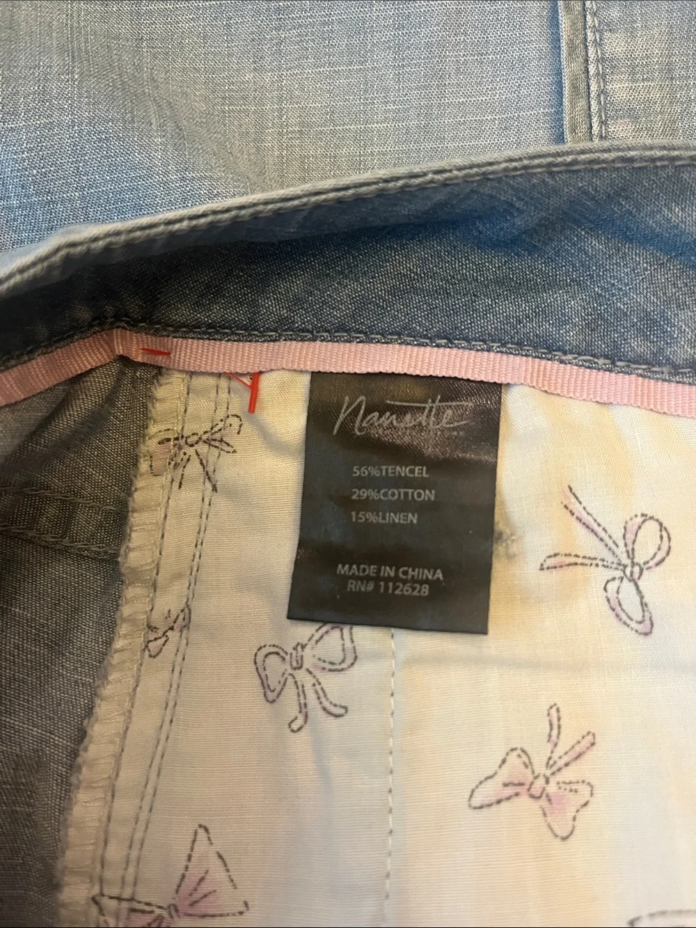 Nanette Lepore Light Blue Denim Midi Pencil Skirting size 8